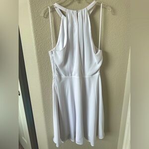 EXPRESS White Halter Dress
